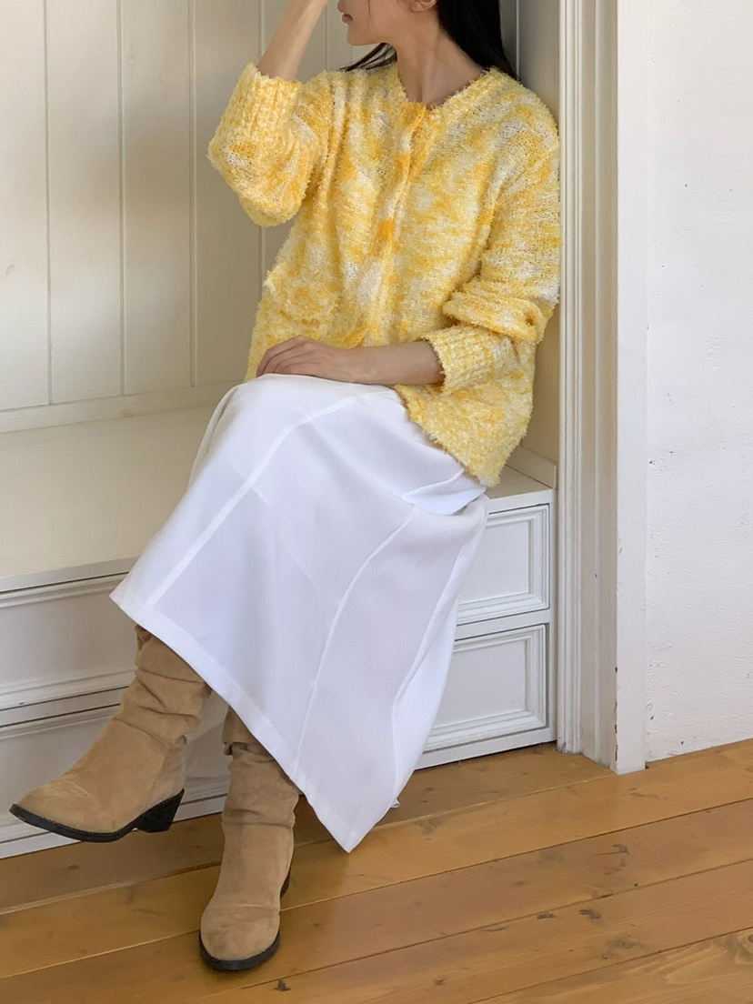 BINUS韓國東大門直郵女士新品26春夏熱賣職業休閑針織衫開衫BINUS針織衫