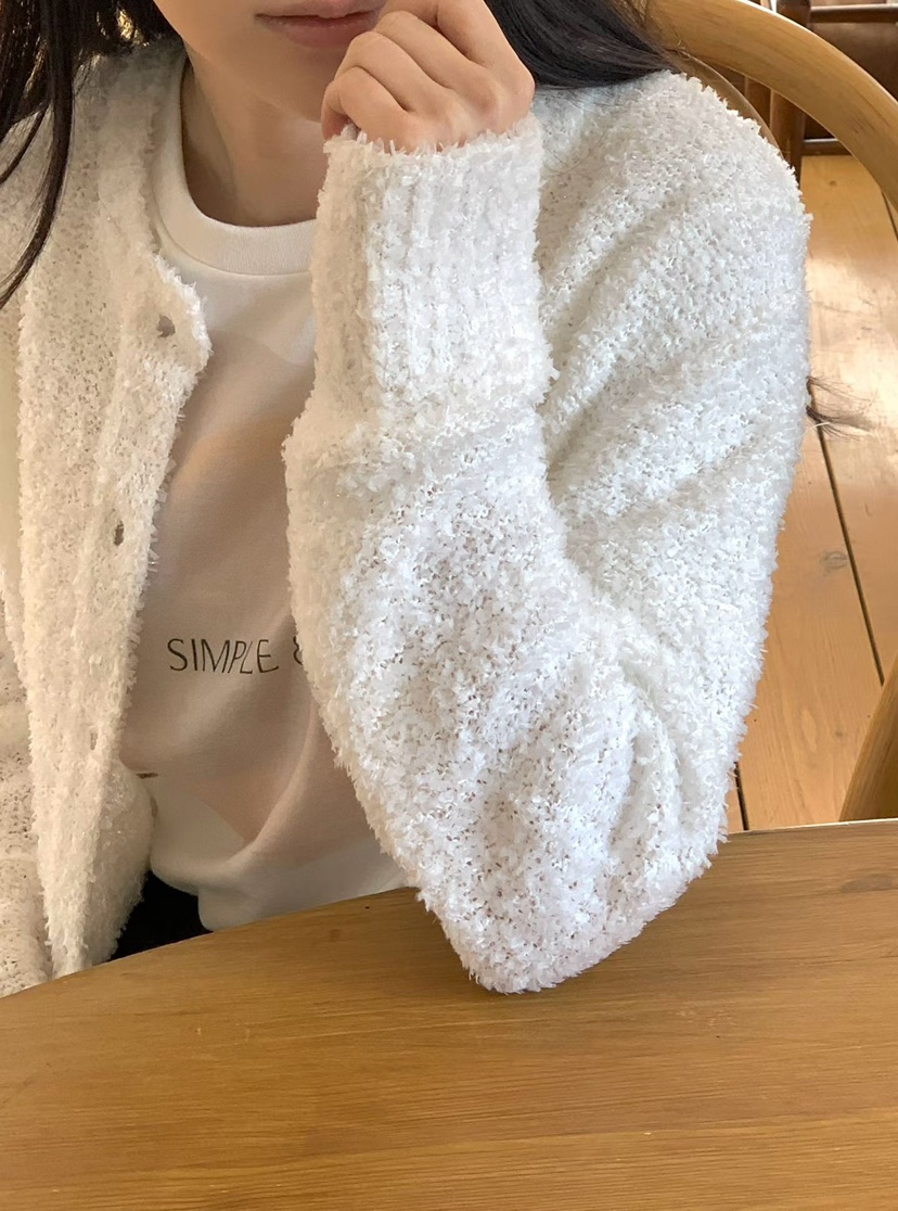 BINUS韓國東大門直郵女士新品26春夏熱賣職業休閑針織衫開衫BINUS針織衫