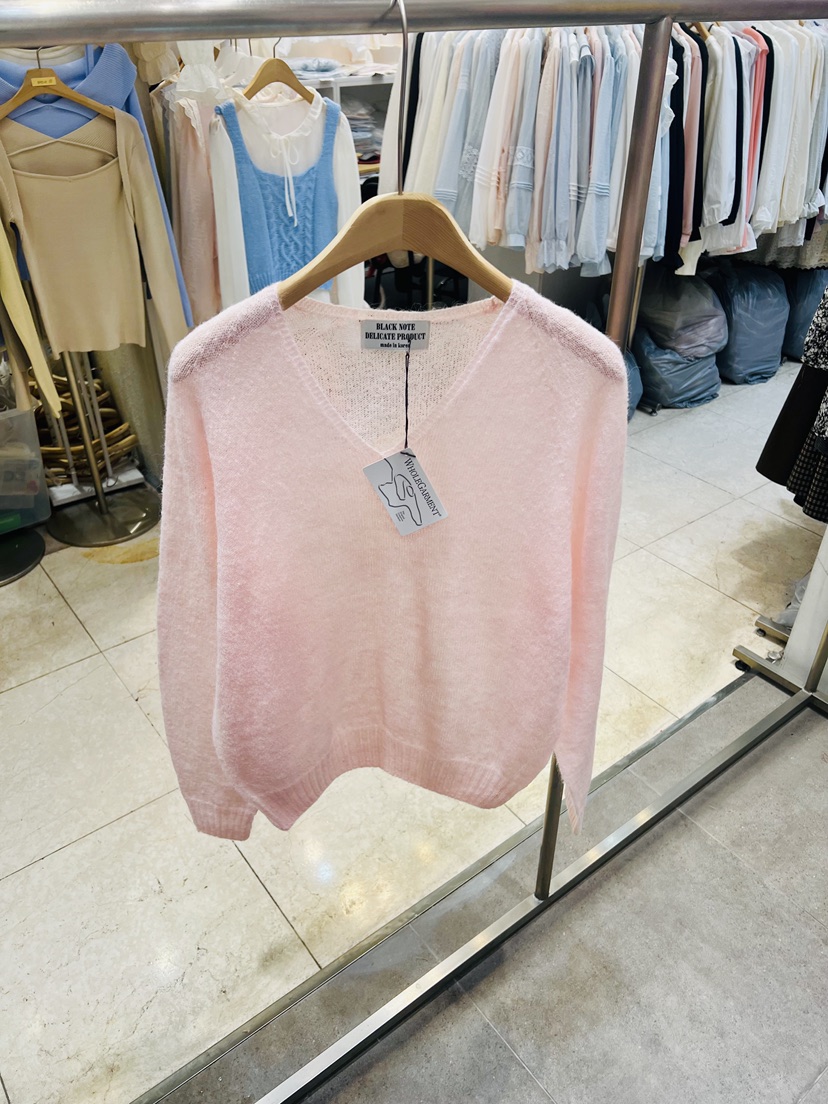 BLACK NOTE韓國代購女裝新款時尚26春夏職業推薦針織衫羊駝BLACK NOTE針織衫圖色1