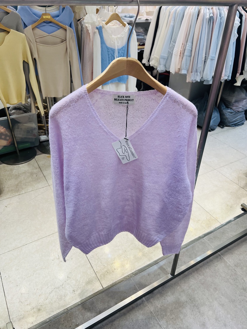 BLACK NOTE韓國代購女裝新款時尚26春夏職業推薦針織衫羊駝BLACK NOTE針織衫圖色2