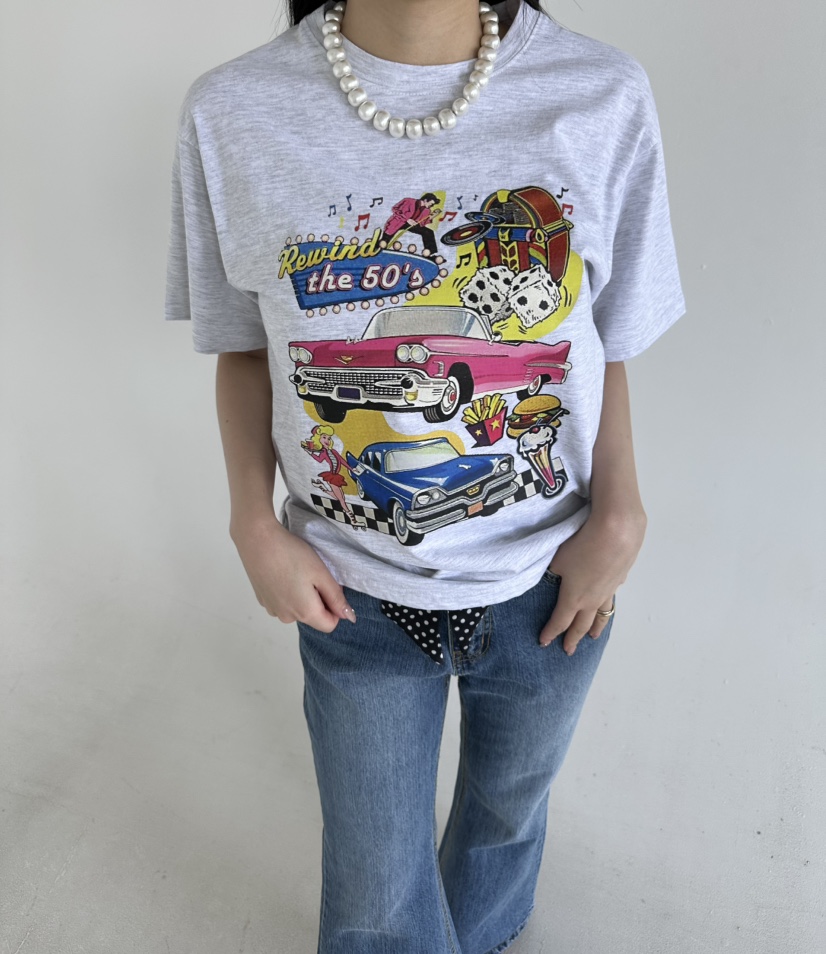 JENNY 1976韓國東大門直郵女士新款26春夏休閑職業熱賣T恤JENNY 1976T恤