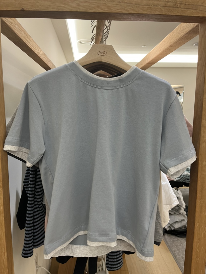 TIZZI韓國東大門直郵女裝新品時尚推薦26春夏熱賣職業T恤TIZZIT恤圖色1