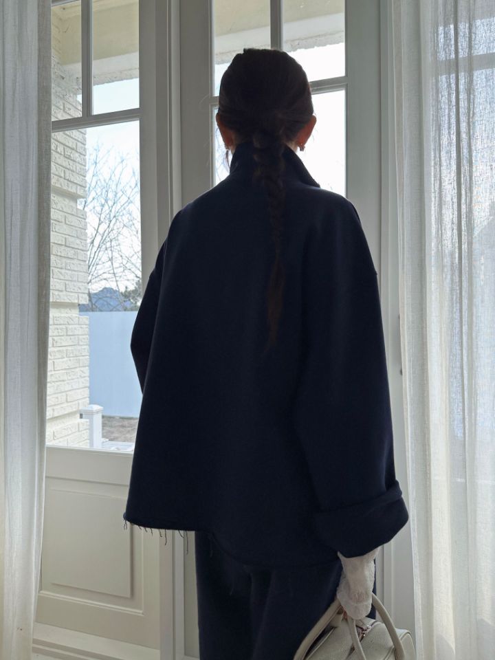 MARE韓國直郵女士新品職業休閑人氣熱賣時尚夾克拉鏈高領MARE夾克