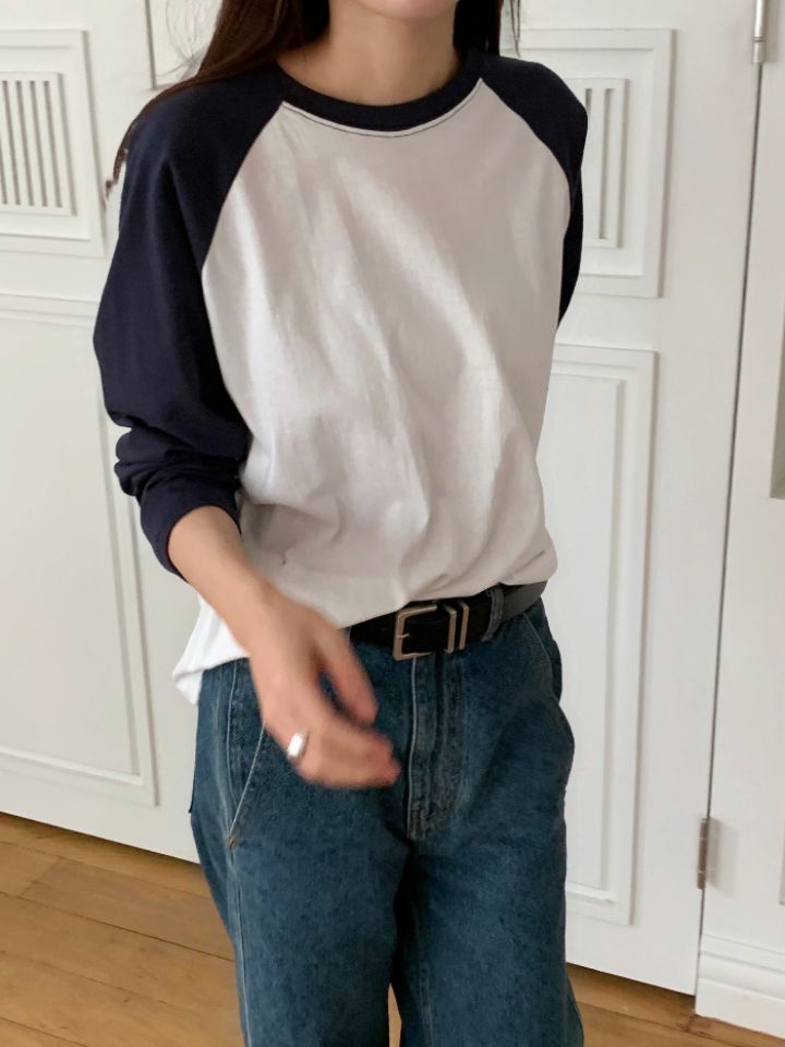 KOMOREBI韓國直郵實拍女士新品時尚熱賣人氣26春夏長袖T恤KOMOREBI長袖T恤