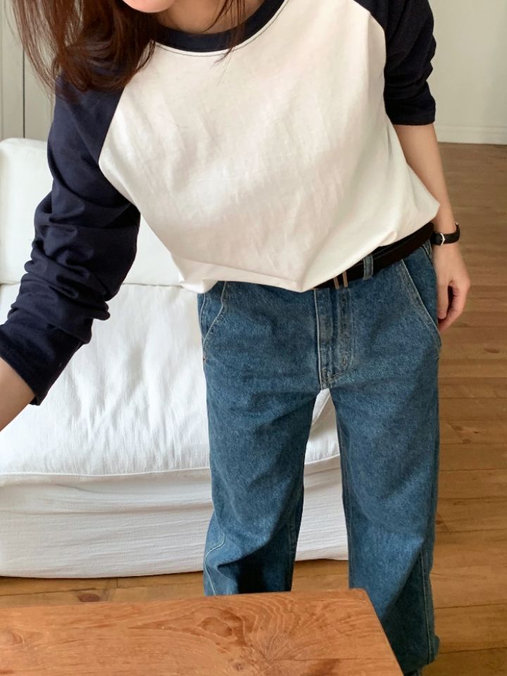 KOMOREBI韓國直郵實拍女士新品時尚熱賣人氣26春夏長袖T恤KOMOREBI長袖T恤