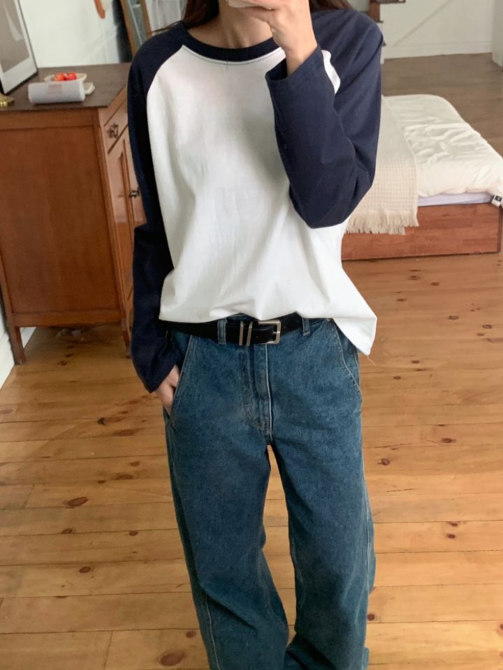 KOMOREBI韓國直郵實拍女士新品時尚熱賣人氣26春夏長袖T恤KOMOREBI長袖T恤