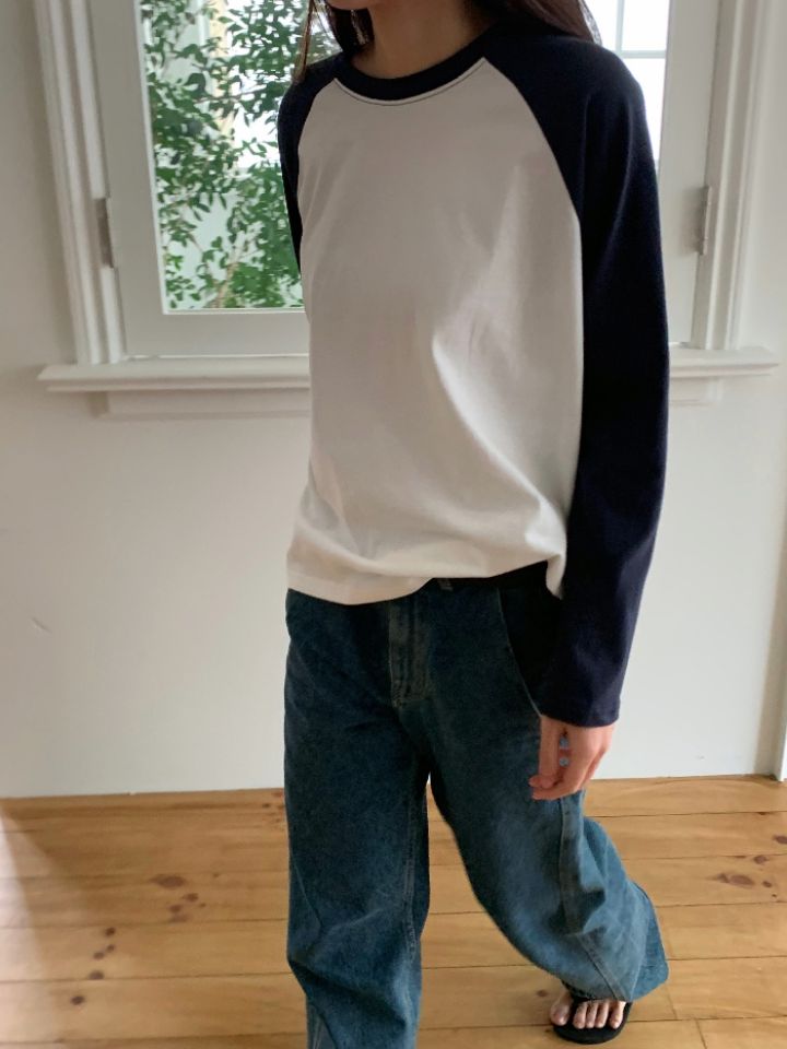 KOMOREBI韓國直郵實拍女士新品時尚熱賣人氣26春夏長袖T恤KOMOREBI長袖T恤