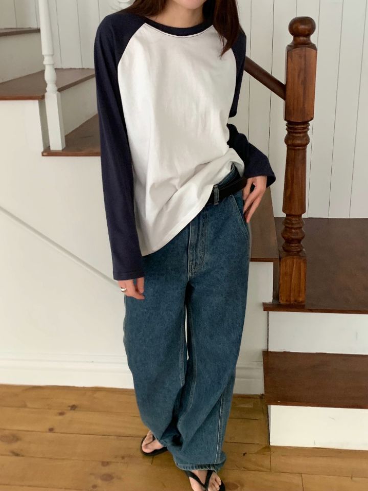 KOMOREBI韓國直郵實拍女士新品時尚熱賣人氣26春夏長袖T恤KOMOREBI長袖T恤