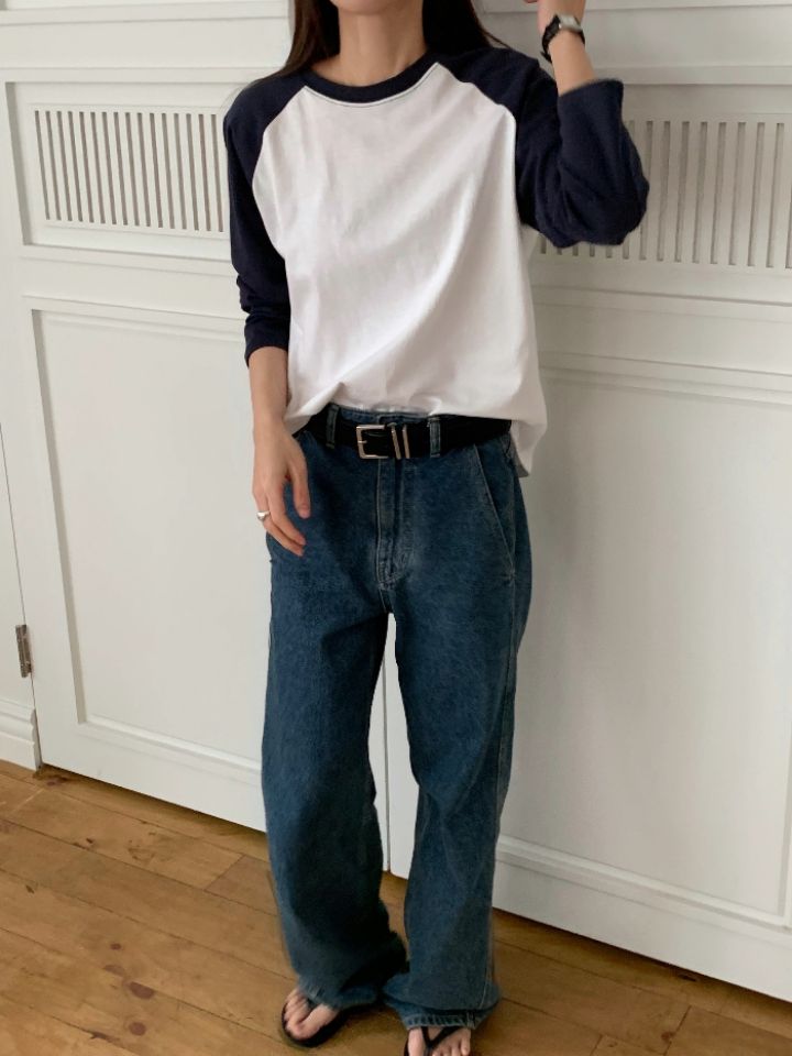 KOMOREBI韓國直郵實拍女士新品時尚熱賣人氣26春夏長袖T恤KOMOREBI長袖T恤