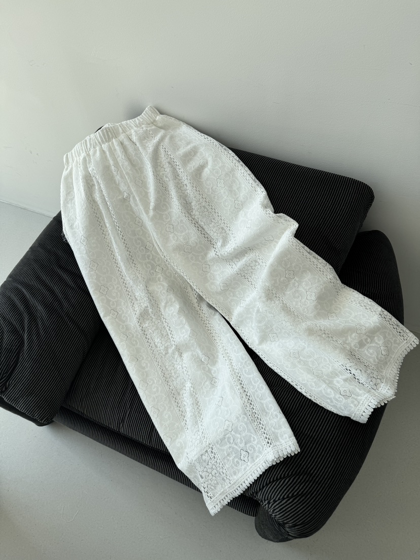 SYMBOL韓國直郵女士新款時尚推薦休閑職業26春夏休閑褲刺繡SYMBOL休閑褲