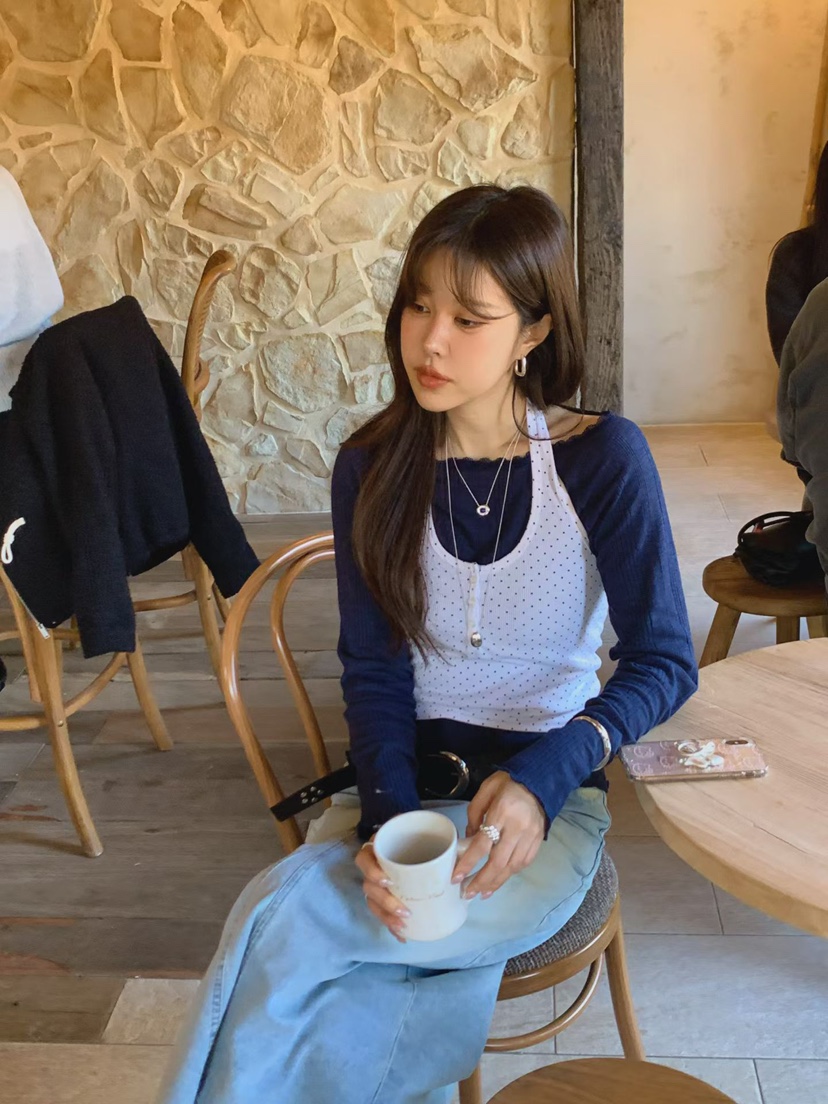 LA CREME韓國代購女裝新款26春夏熱賣時尚人氣休閑吊帶背心LA CREME吊帶/背心