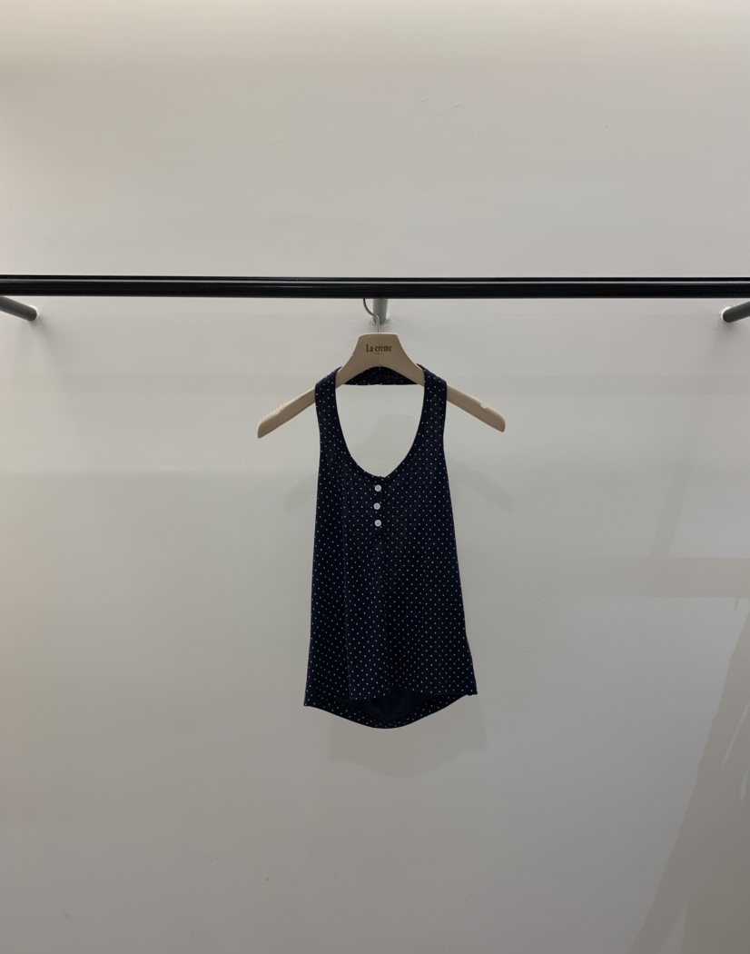 LA CREME韓國代購女裝新款26春夏熱賣時尚人氣休閑吊帶背心LA CREME吊帶/背心圖色2