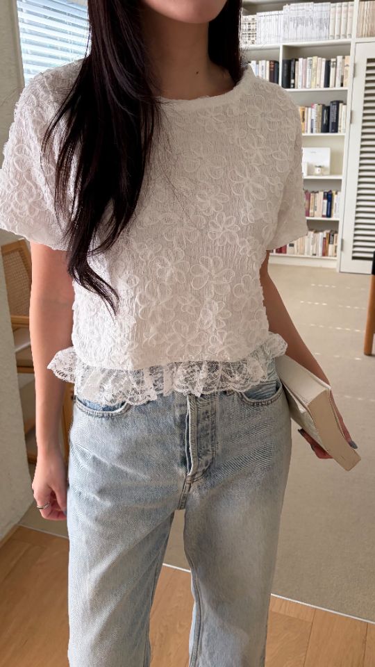 HEY/TO SEWING韓國東大門直郵女裝新款人氣熱賣襯衫蕾絲衫BY HEY/TO SEWING襯衫/蕾絲衫