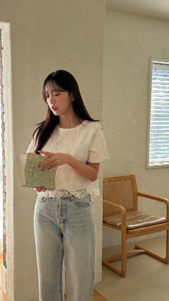 HEY/TO SEWING韓國東大門直郵女裝新款人氣熱賣襯衫蕾絲衫BY HEY/TO SEWING襯衫/蕾絲衫