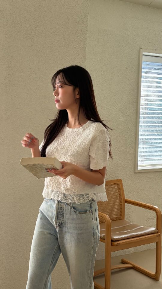 HEY/TO SEWING韓國東大門直郵女裝新款人氣熱賣襯衫蕾絲衫BY HEY/TO SEWING襯衫/蕾絲衫