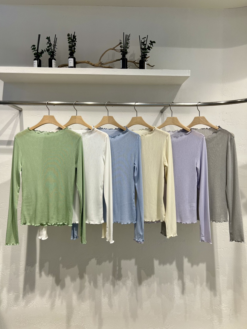 OLA韓國代購女裝新款時尚26春夏熱賣職業休閑推薦長袖T恤mellor/OLA長袖T恤