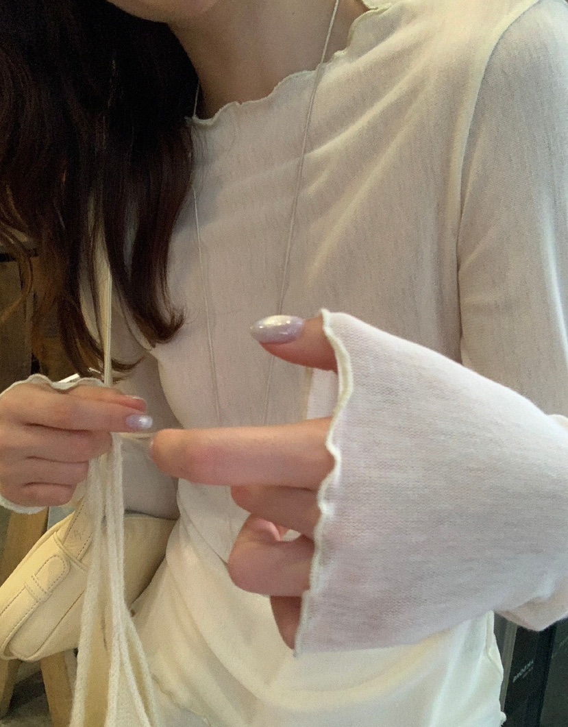 OLA韓國代購女裝新款時尚26春夏熱賣職業休閑推薦長袖T恤mellor/OLA長袖T恤