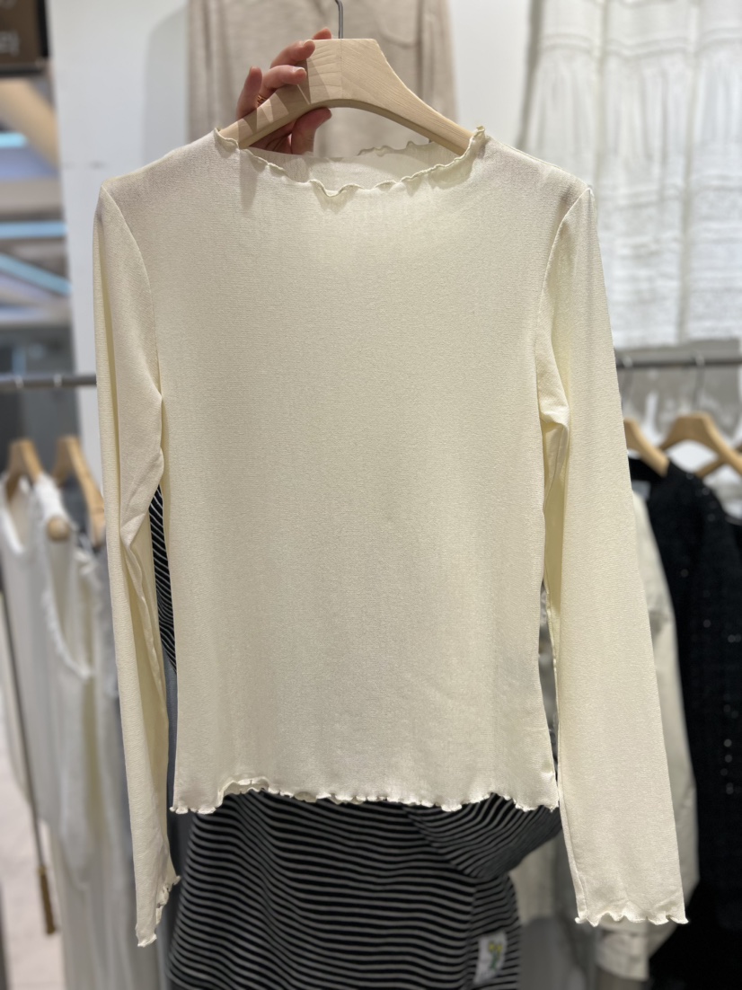 OLA韓國代購女裝新款時尚26春夏熱賣職業休閑推薦長袖T恤mellor/OLA長袖T恤圖色4