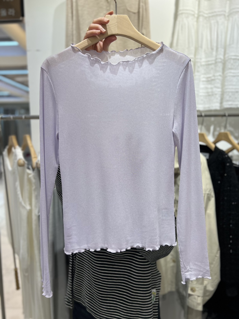 OLA韓國代購女裝新款時尚26春夏熱賣職業休閑推薦長袖T恤mellor/OLA長袖T恤圖色5