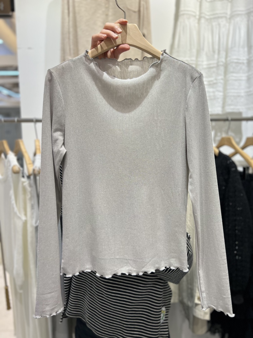 OLA韓國代購女裝新款時尚26春夏熱賣職業休閑推薦長袖T恤mellor/OLA長袖T恤圖色6