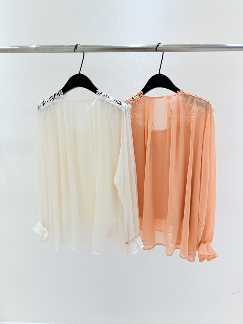 CORAL韓國東大門代購女士新款推薦職業26春夏休閑襯衫蕾絲衫CORAL襯衫/蕾絲衫