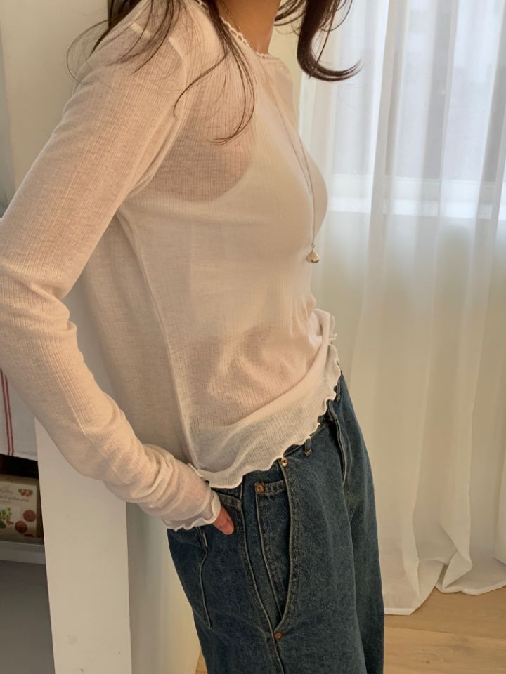 KOMOREBI韓國代購女裝新款休閑職業熱賣推薦26春夏長袖T恤KOMOREBI長袖T恤