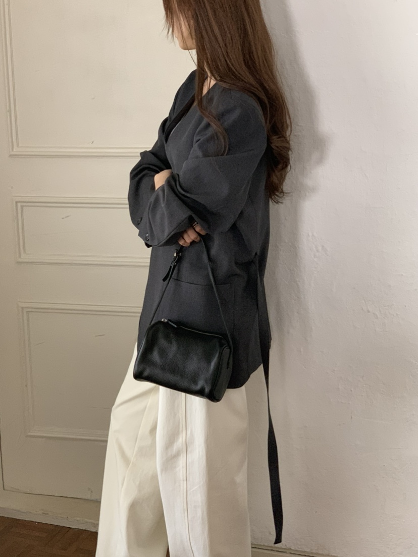 NOTICE韓國直郵女士新品熱賣職業時尚26春夏夾克含腰繩腰帶NOTICE夾克