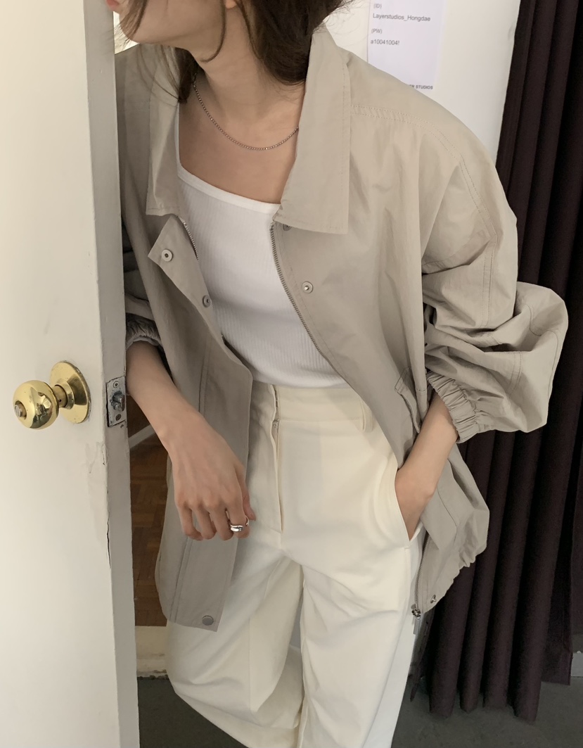 NOTICE韓國東大門直郵女士新款休閑職業26春夏推薦夾克棉質NOTICE夾克