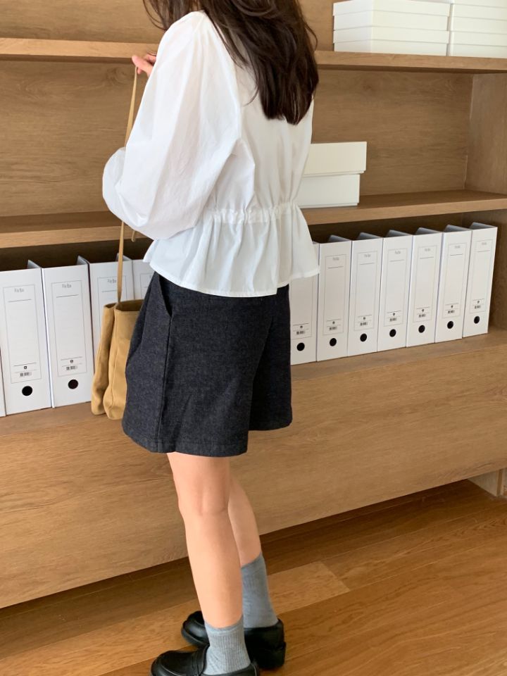 KOMOREBI韓國直郵實拍女士新款推薦時尚熱賣襯衫蕾絲衫蕾絲KOMOREBI襯衫/蕾絲衫