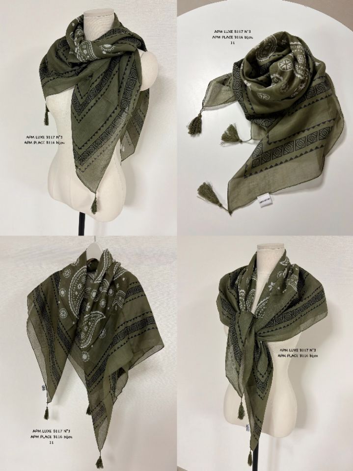 N3韓國東大門直郵女士新款職業時尚26春夏休閑圍巾披肩流蘇N3圍巾/披肩