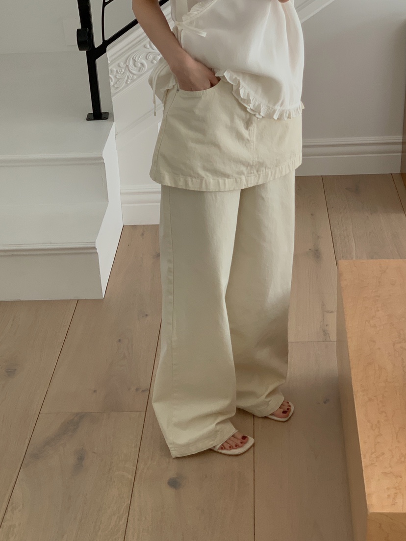 FORMSTUDIO/ATELIENNE韓國代購女裝新款時尚熱賣裙褲棉質FORMSTUDIO/ATELIENNE裙褲圖色2