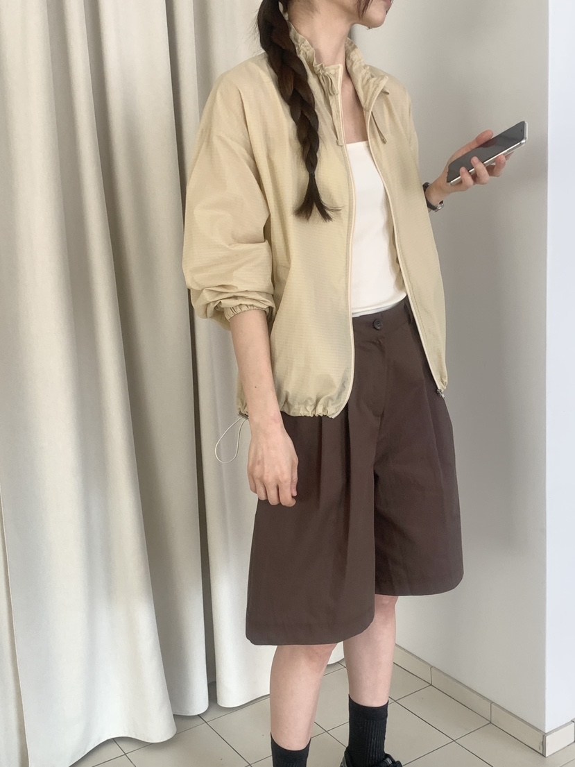 WOOD韓國代購女裝新品時尚推薦休閑熱賣人氣職業26春夏短褲棉WOOD短褲