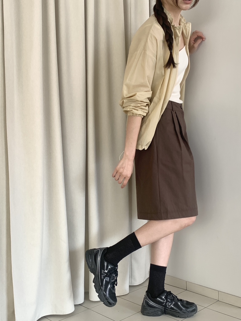 WOOD韓國代購女裝新品時尚推薦休閑熱賣人氣職業26春夏短褲棉WOOD短褲