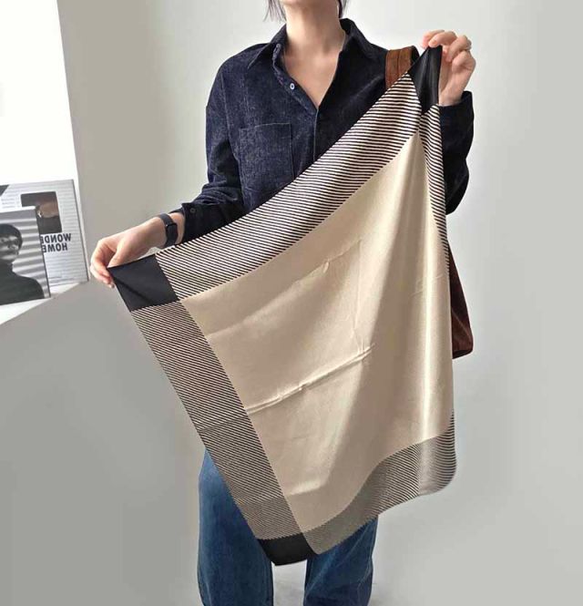 N3韓國代購女士新款職業時尚26春夏推薦熱賣人氣圍巾披肩N3圍巾/披肩