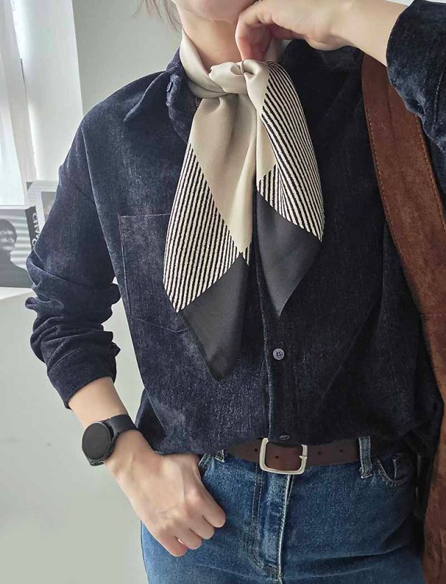 N3韓國代購女士新款職業時尚26春夏推薦熱賣人氣圍巾披肩N3圍巾/披肩