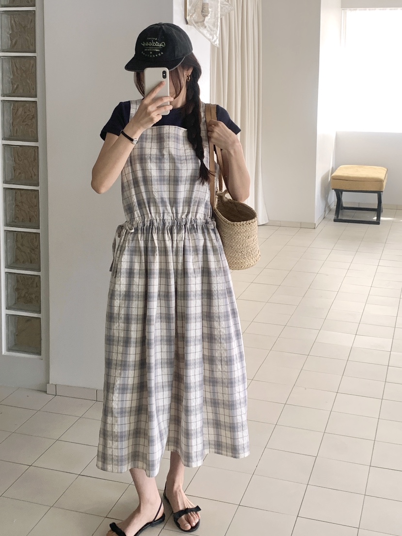 WOOD韓國直郵女士新款推薦職業熱賣人氣時尚連衣裙不含內搭WOOD連衣裙