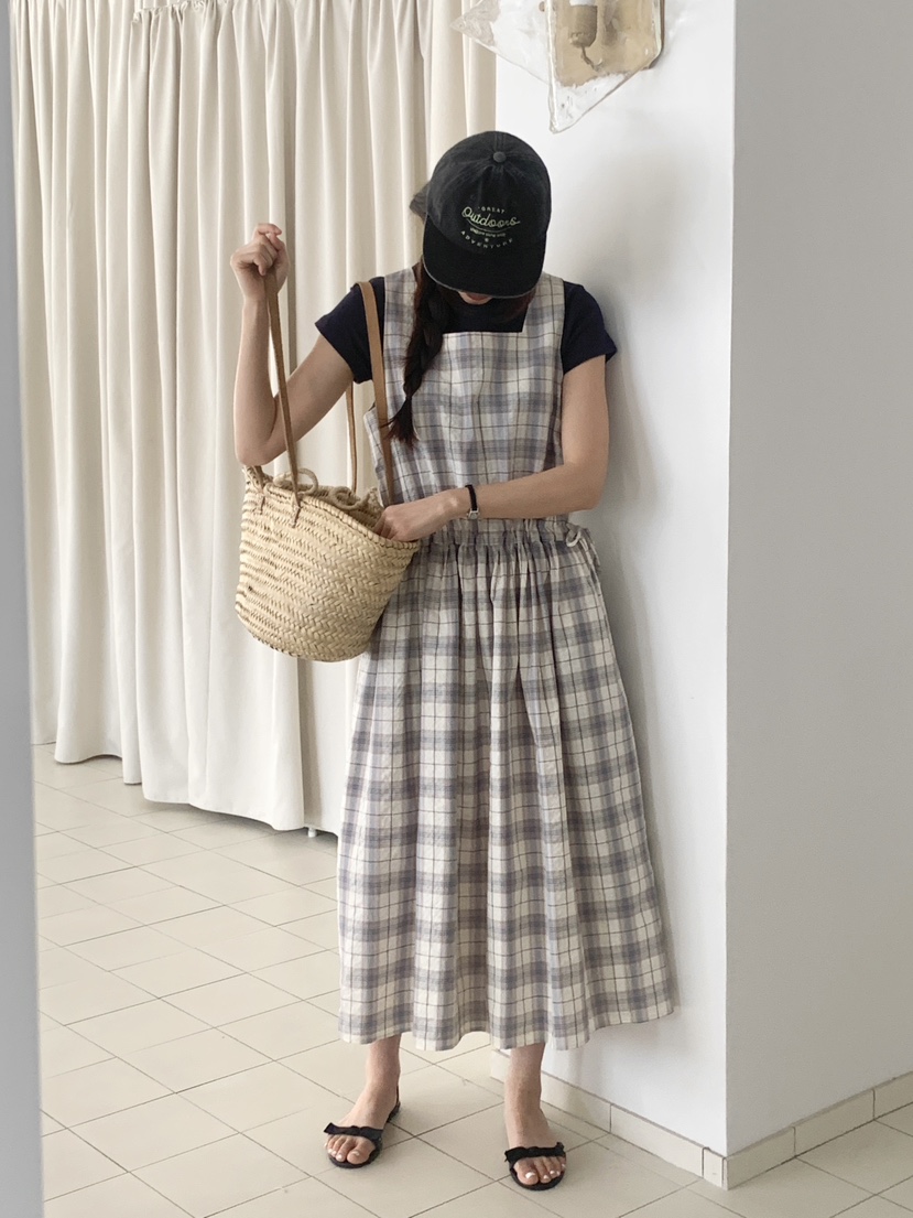 WOOD韓國直郵女士新款推薦職業熱賣人氣時尚連衣裙不含內搭WOOD連衣裙圖色1