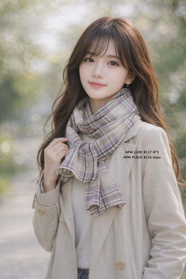 N3韓國代購女士新品職業推薦人氣休閑熱賣圍巾披肩格紋圍巾N3圍巾/披肩