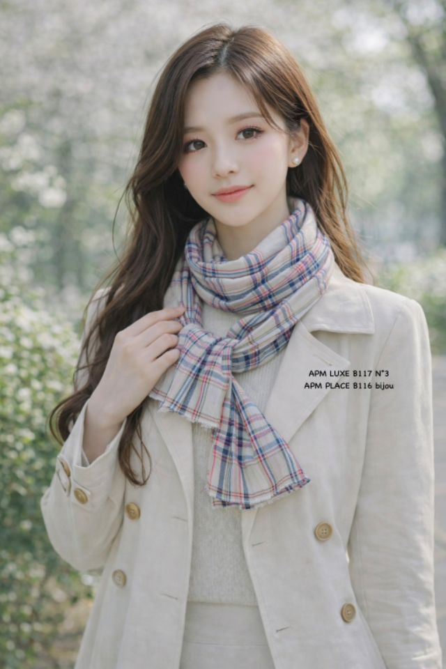 N3韓國代購女士新品職業推薦人氣休閑熱賣圍巾披肩格紋圍巾N3圍巾/披肩