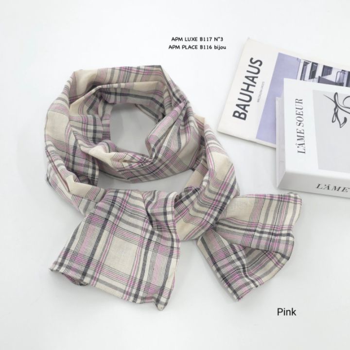 N3韓國代購女士新品職業推薦人氣休閑熱賣圍巾披肩格紋圍巾N3圍巾/披肩圖色1