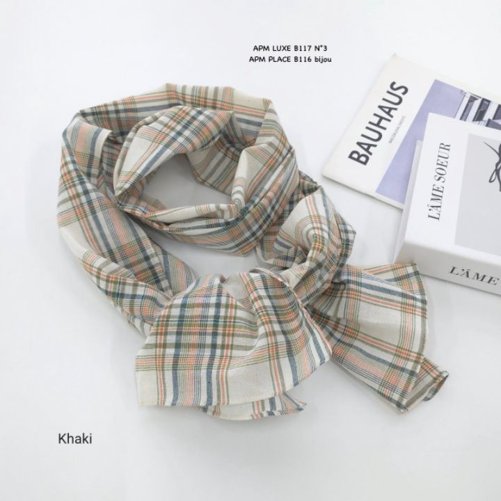 N3韓國代購女士新品職業推薦人氣休閑熱賣圍巾披肩格紋圍巾N3圍巾/披肩圖色2