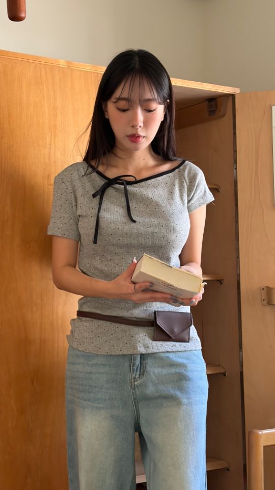 HEY/TO SEWING韓國直郵實拍女裝新品人氣26春夏T恤不含腰包BY HEY/TO SEWINGT恤