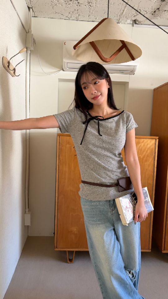 HEY/TO SEWING韓國直郵實拍女裝新品人氣26春夏T恤不含腰包BY HEY/TO SEWINGT恤