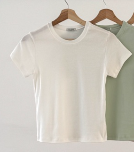 FORMSTUDIO/ATELIENNE韓國直郵實拍女裝新品推薦T恤羅紋FORMSTUDIO/ATELIENNET恤圖色1