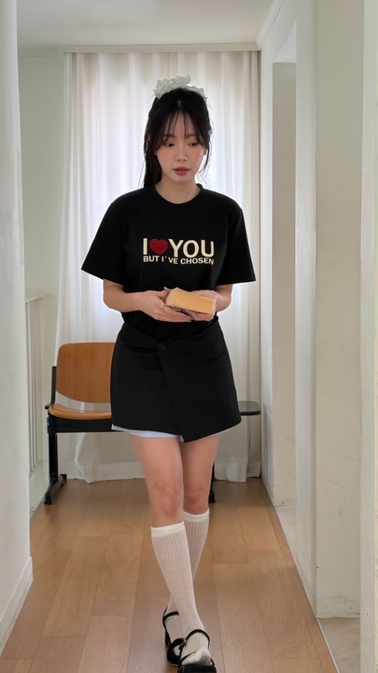 HEY/TO SEWING韓國代購女裝新款26春夏熱賣職業休閑T恤BY HEY/TO SEWINGT恤