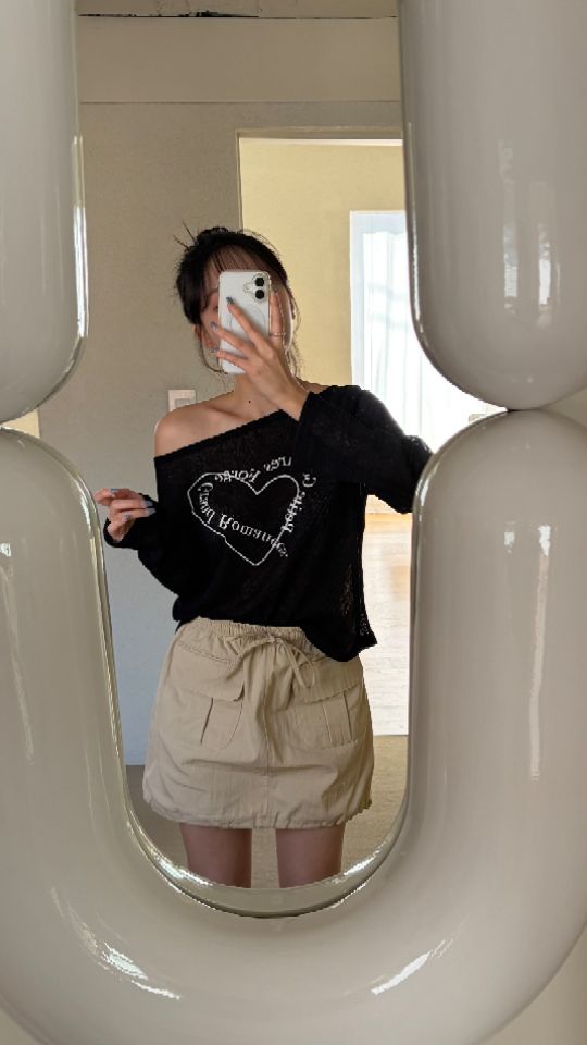 HEY/TO SEWING韓國代購女裝新品熱賣長袖T恤不含腰帶透明BY HEY/TO SEWING長袖T恤