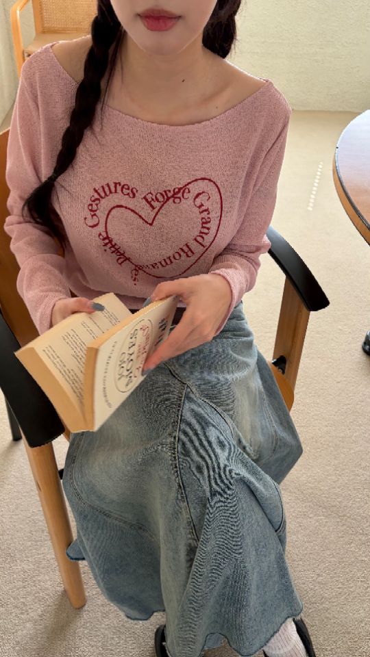 HEY/TO SEWING韓國代購女裝新品熱賣長袖T恤不含腰帶透明BY HEY/TO SEWING長袖T恤