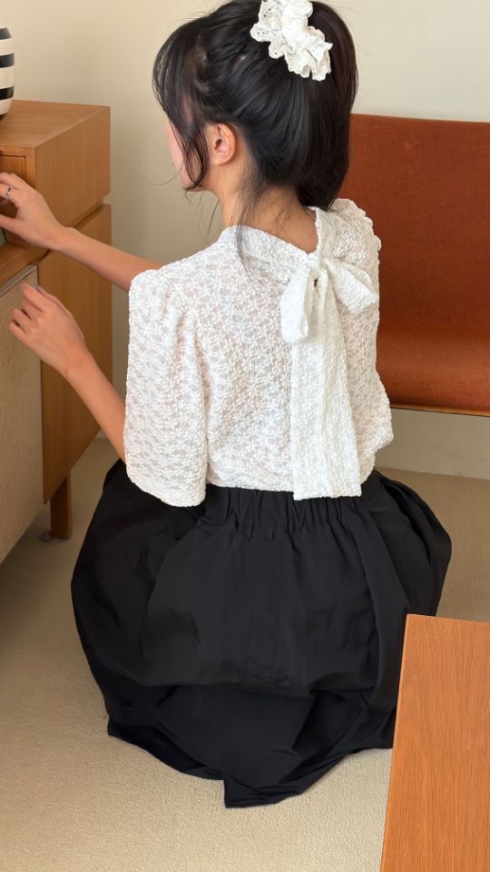 HEY/TO SEWING韓國直郵女裝新品熱賣職業時尚襯衫蕾絲衫BY HEY/TO SEWING襯衫/蕾絲衫