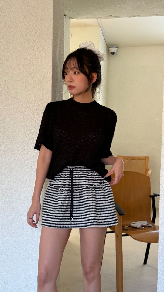 HEY/TO SEWING韓國直郵女裝新品熱賣職業時尚襯衫蕾絲衫BY HEY/TO SEWING襯衫/蕾絲衫