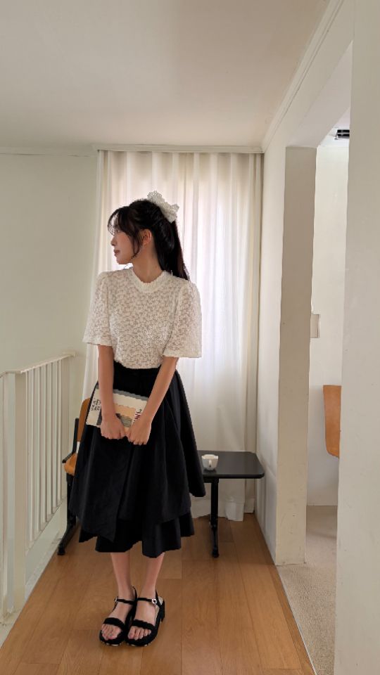 HEY/TO SEWING韓國直郵女裝新品熱賣職業時尚襯衫蕾絲衫BY HEY/TO SEWING襯衫/蕾絲衫